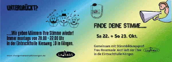 Finde Deine Stimme – Stimmbildung mit Frau Rosemarie Arzt