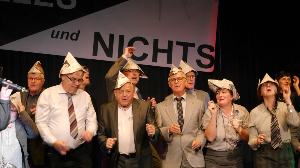 Der Chor in.takt beim Konzert