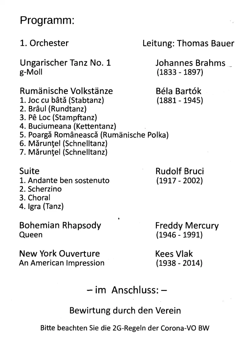programm teil 2 herbstkonzert 2021