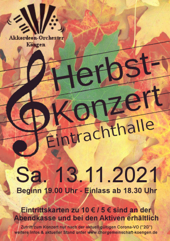 herbstkonzert 2021 plakat