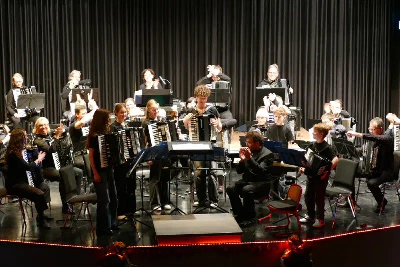 Das 1. Orchester mit Schülerensemble